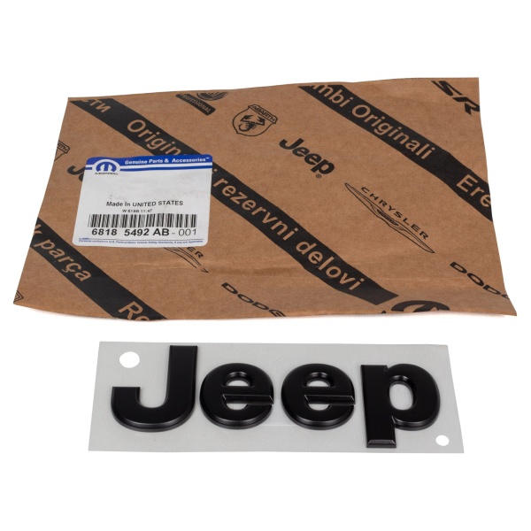 Emblema Fata Oe Jeep Negru 68185492AB